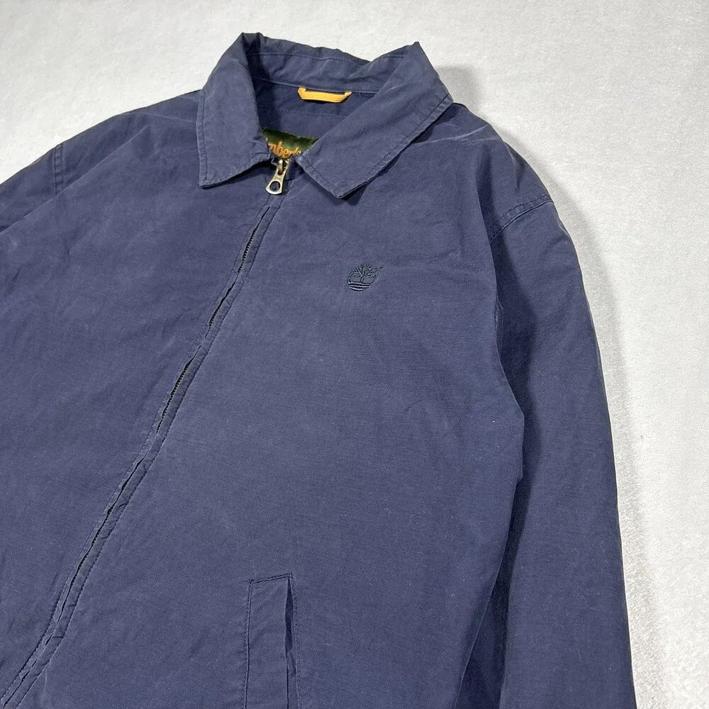 Timberland Navy Blue Full Zip Jacket – Men’s L